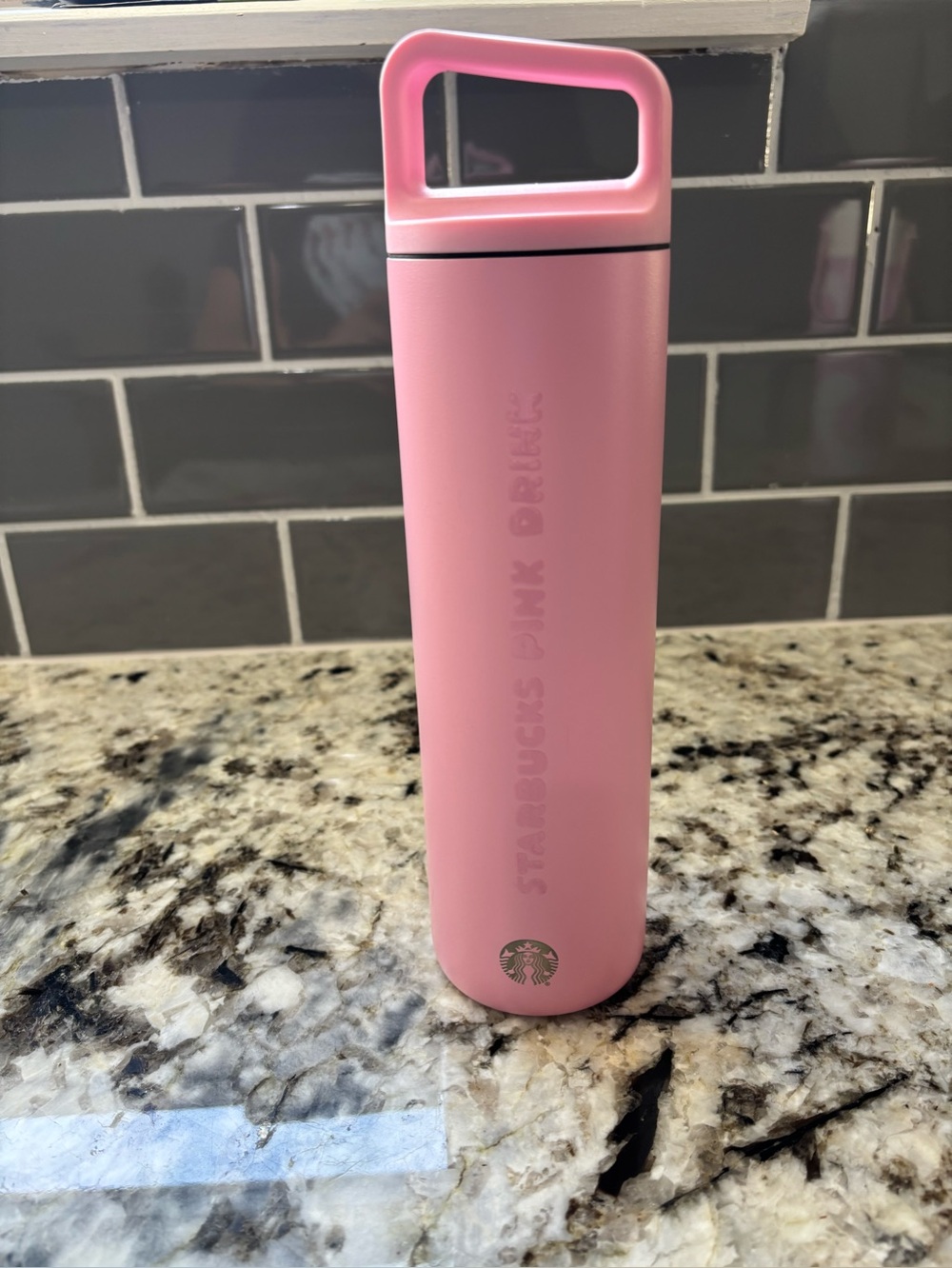 Pink Starbucks water bottle